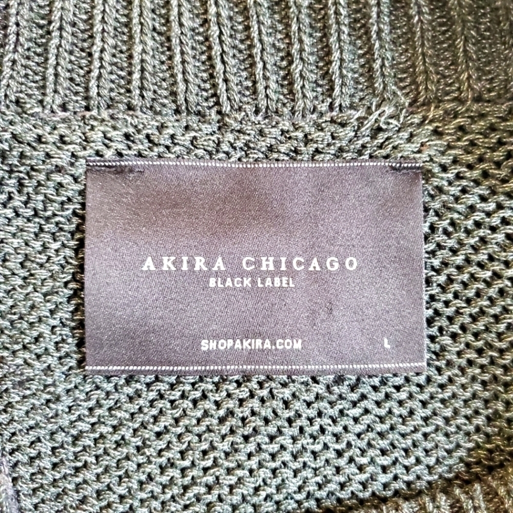 Akria Chicago Black Label Split Back Sweater - image 8